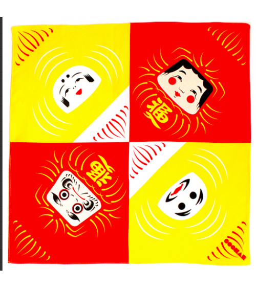 Furoshiki. Daruma (48 cm x 48 cm)
