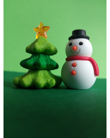 Conjunto gomas IWAKO Navidad