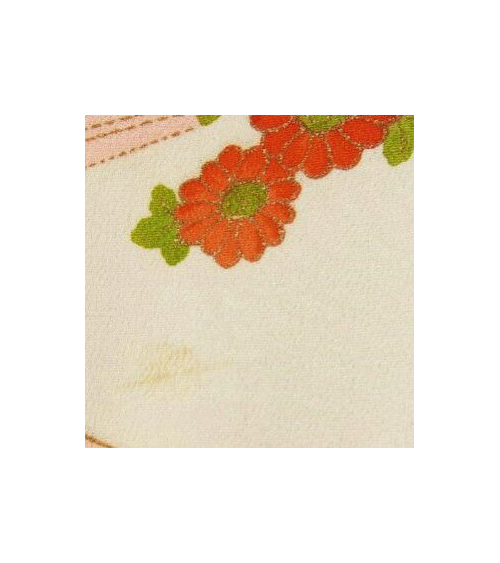 Kimono de niña en tonos anaranjados