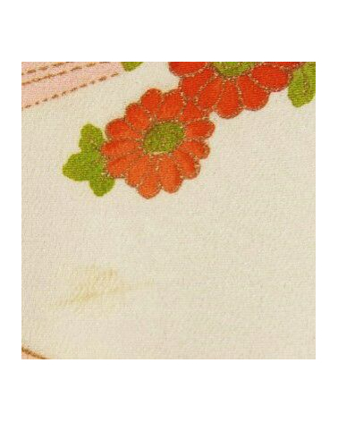 Kimono de niña en tonos anaranjados