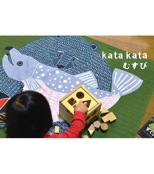 Furoshiki. Kata-kata oso salmón