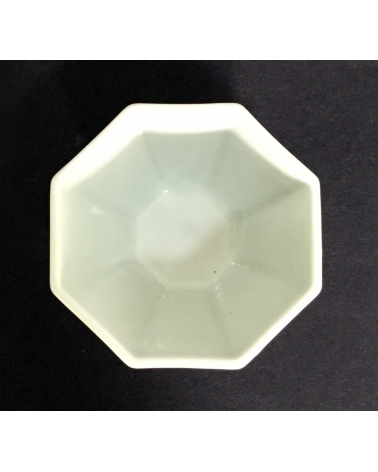 Vaso de porcelana octogonal
