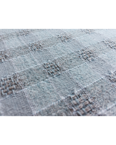 Vichy yarn dyed fabric in lichen green