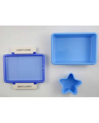 Bento box (Lunch box) deco lunch azul