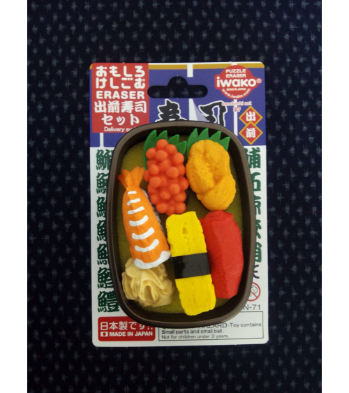 Blister gomas IWAKO delivery sushi