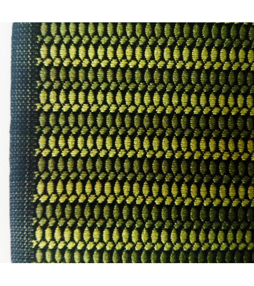 Green stripes patterned japanese brocade