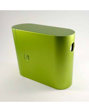 Bento box (Lunch box) compacta verde metalizada