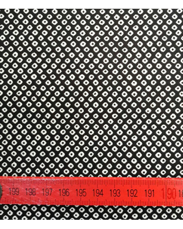Tela japonesa. Shibori negro