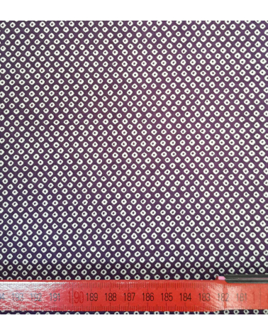 Tela japonesa. Shibori en berenjena