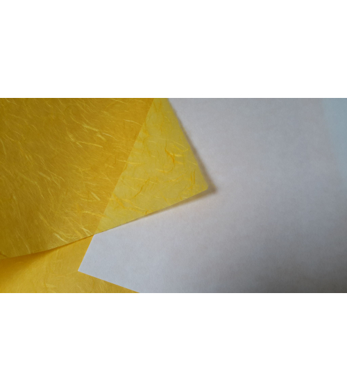 Papel Japonés Unryu amarillo