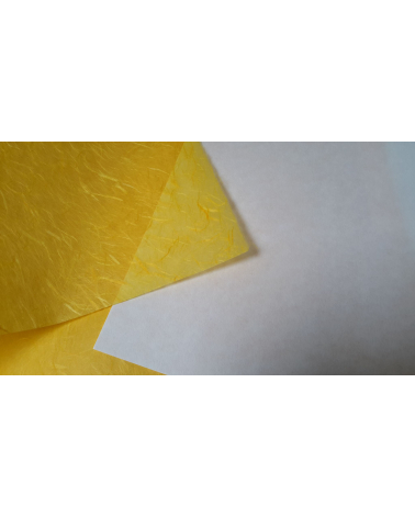 Papel Japonés Unryu amarillo