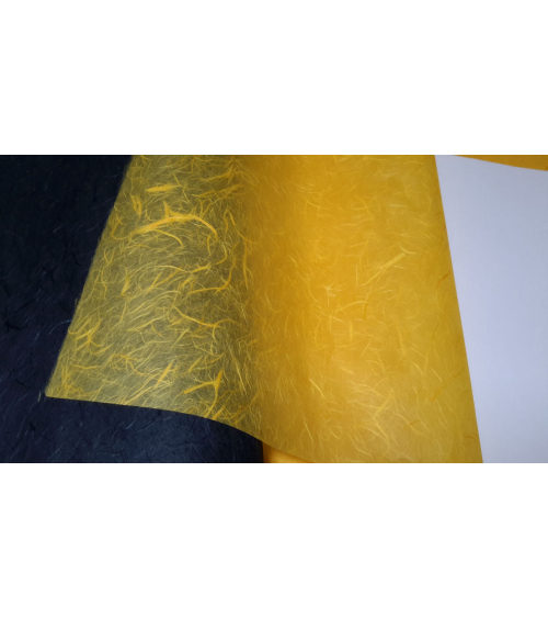 Papel Japonés Unryu amarillo