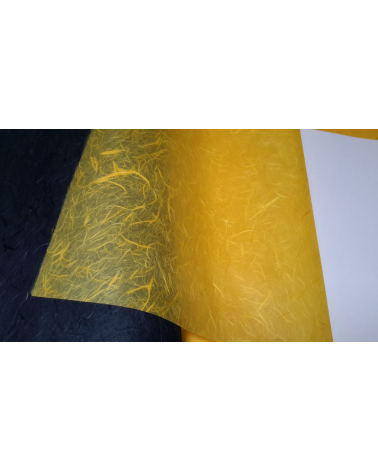 Papel Japonés Unryu amarillo