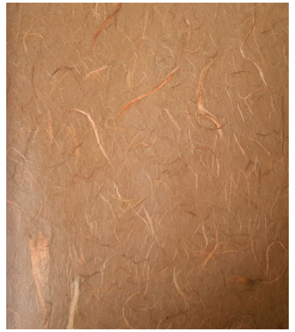 Earth orange Unryu paper