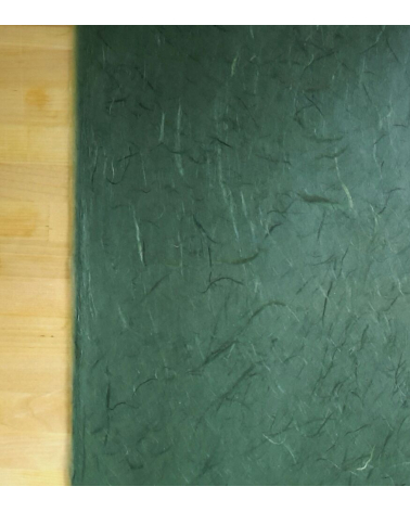 Papel Japonés Unryu verde abeto