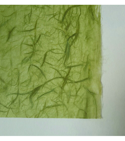 Papel Japonés Unryu verde claro