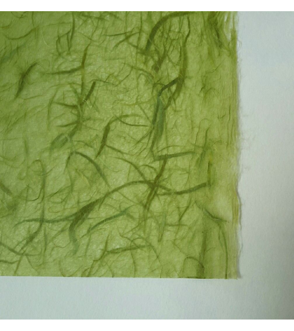 Papel Japonés Unryu verde claro