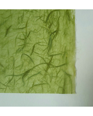 Papel Japonés Unryu verde claro