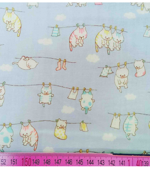 Kittens  Japanese double gauze