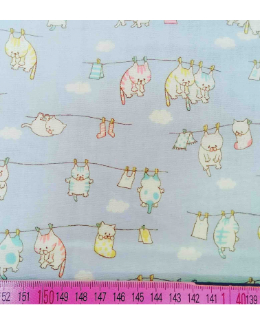 Kittens  Japanese double gauze