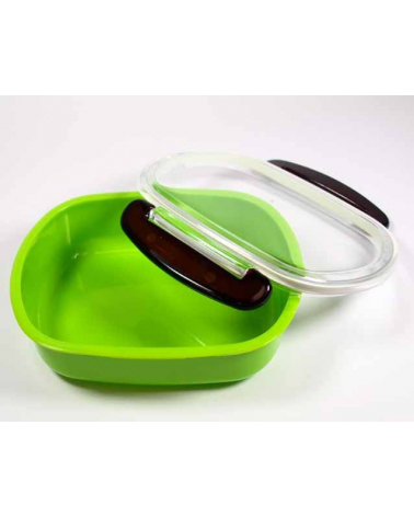 Bento box (Lunch box) glit and brillia funcional verde