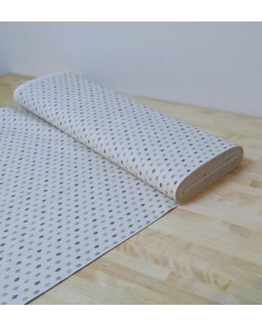 Dots pattern over ivory white