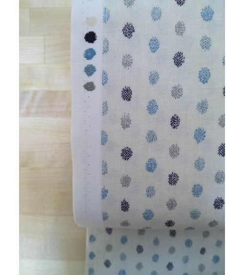 Dots pattern over ivory white