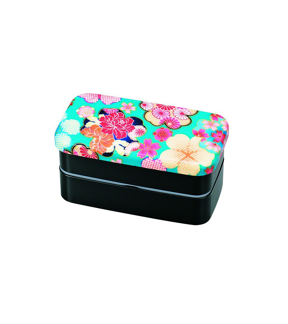 Bento box (Lunch box) yuzen azul
