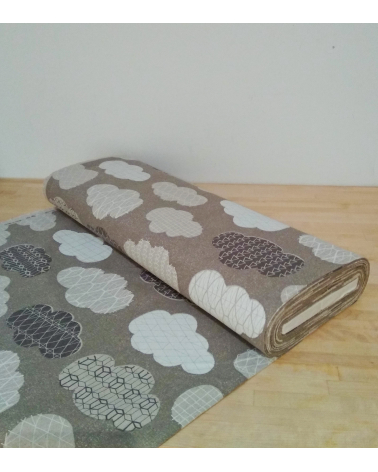 Japanese fabric. Cloudy morning.
