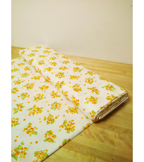Mimosas Japanese printed cotton.