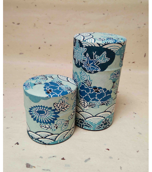 Bote para té Aoi (Azul)
