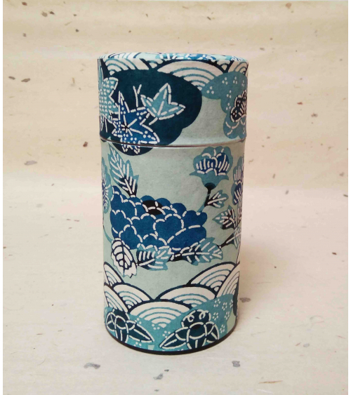 Bote para té Aoi (Azul)