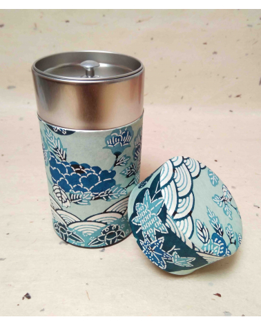 Bote para té Aoi (Azul)