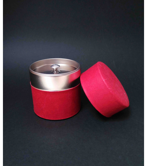 Bote para té Washi Rojo