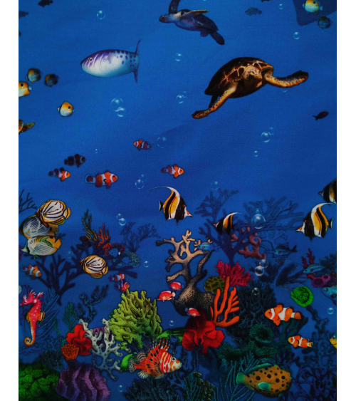 Light oxford Japanese fabric 'Japan Sea'