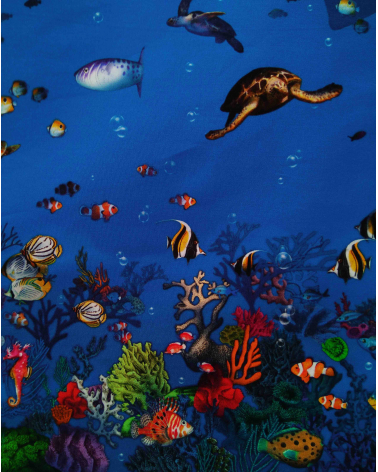 Light oxford Japanese fabric 'Japan Sea'
