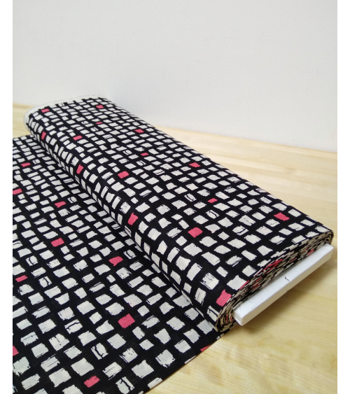 Tela japonesa. Printed shirting gráfica Blocks