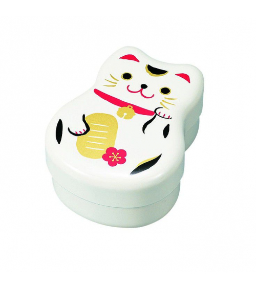 Bento box (Lunch box) neko blanco