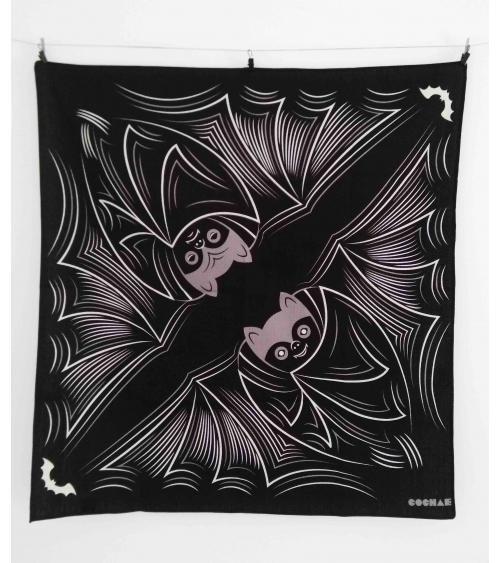 Furoshiki "Murciélago" (68 cm x 68 cm)