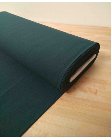 Cotton-linen Japanese canvas in teal blue