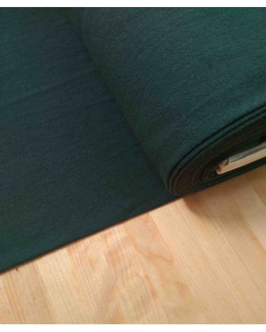 Cotton-linen Japanese canvas in teal blue