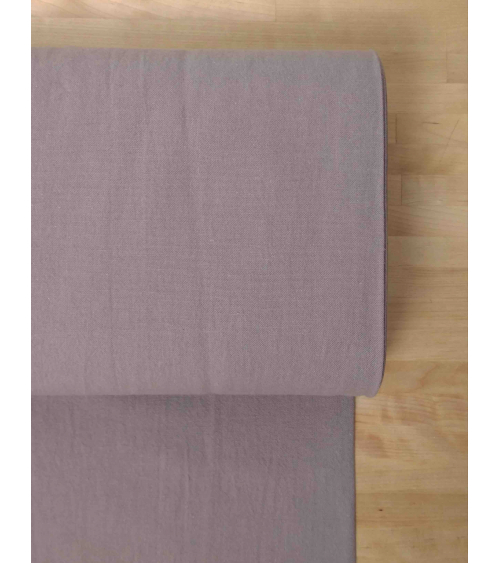 Cotton-linen Japanese canvas in tmauve