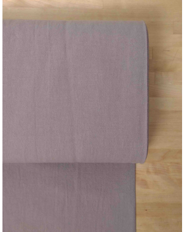 Cotton-linen Japanese canvas in tmauve
