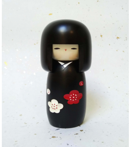 Kokeshi Ume (Flor de ciruelo).