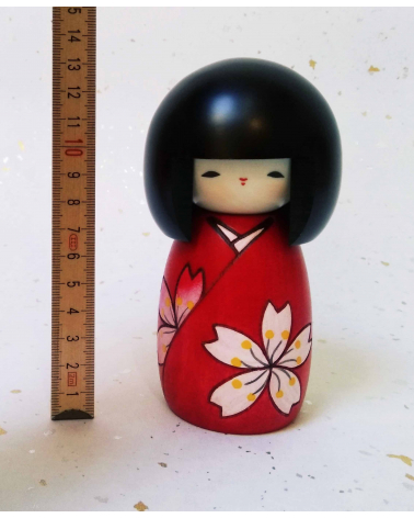 Kokeshi Sakura (Flor de cerezo).