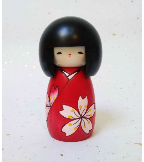 Kokeshi Sakura (Flor de cerezo).