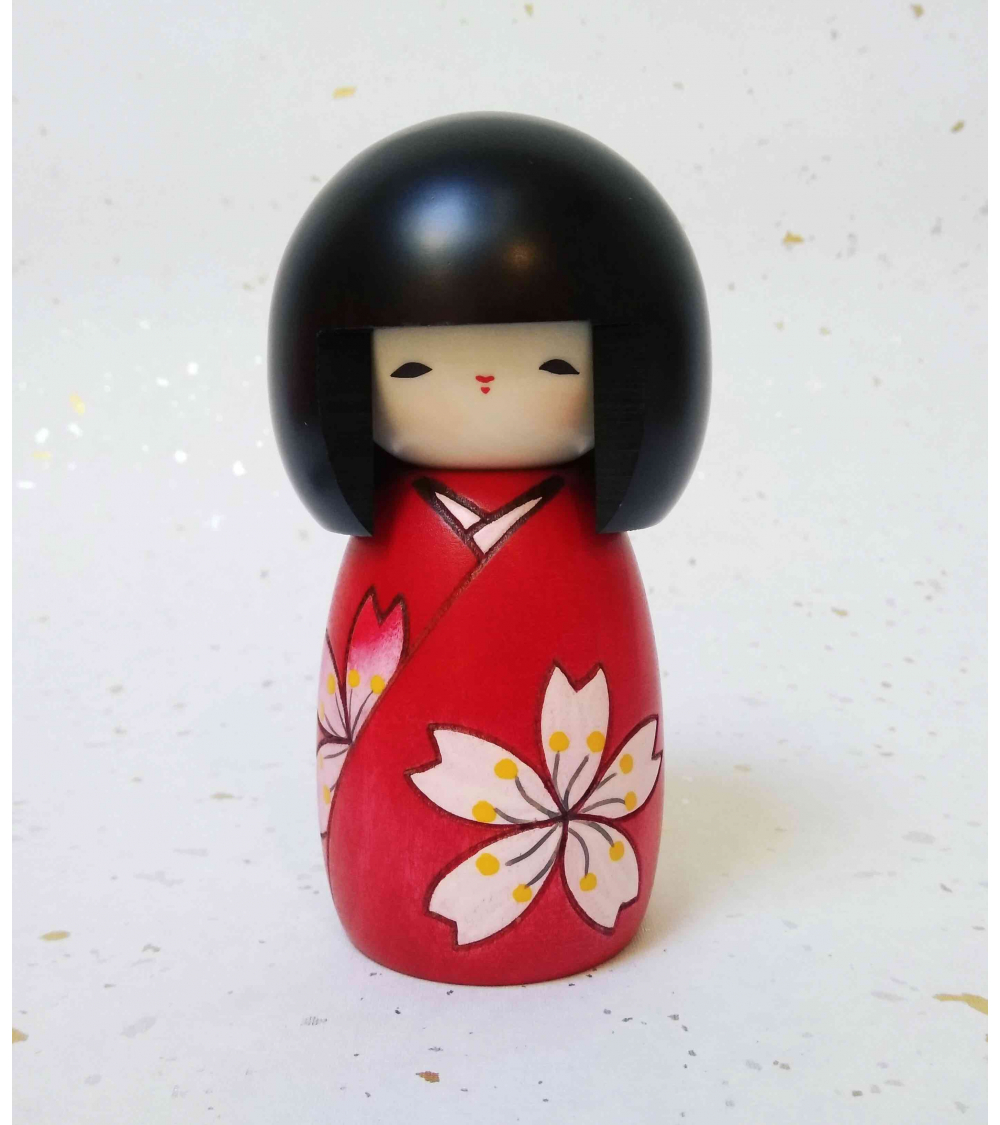 Kokeshi Sakura (Flor de cerezo).