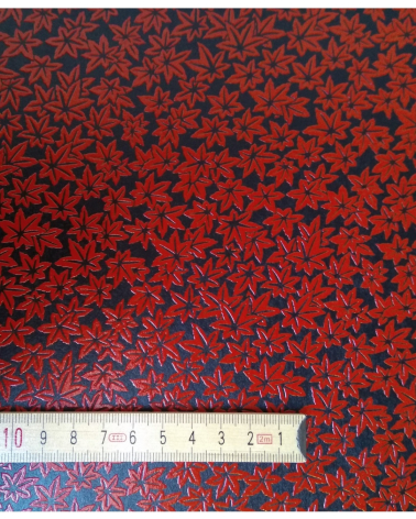 Lacquered chiyogami paper 'kaede'