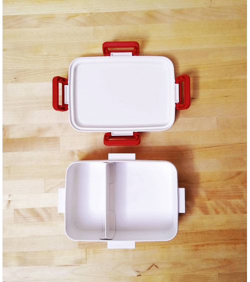 Bento box Hello Kitty 650ml blanca.