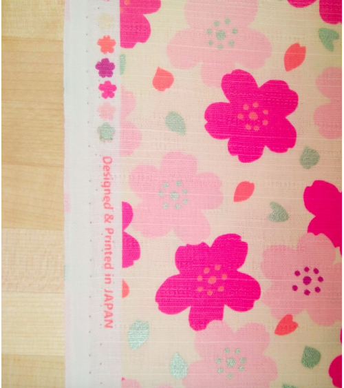 Japanese dobby fabric 'Sakura'.